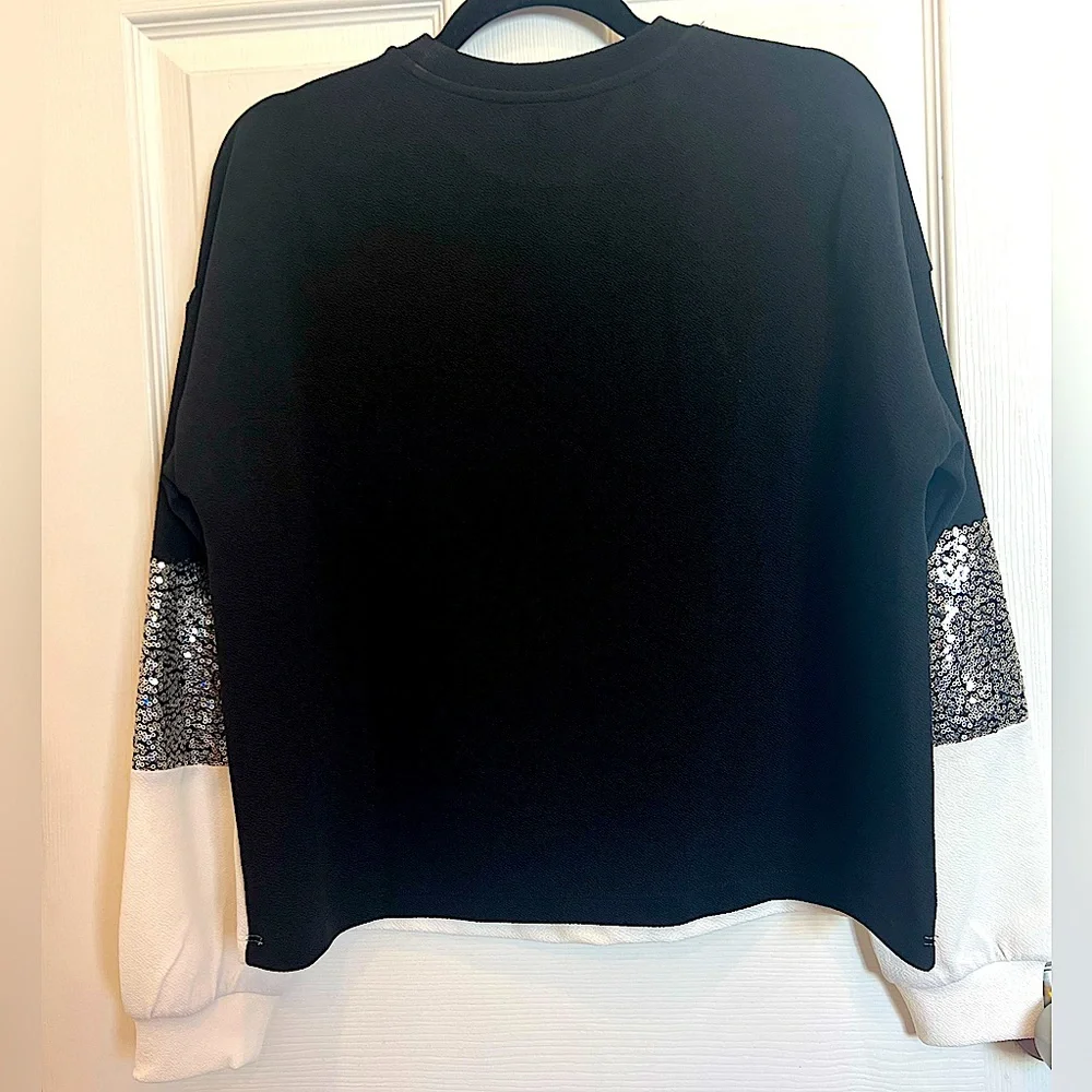 NWOT SHEIN Sequin Shirt - Picture 2 of 5